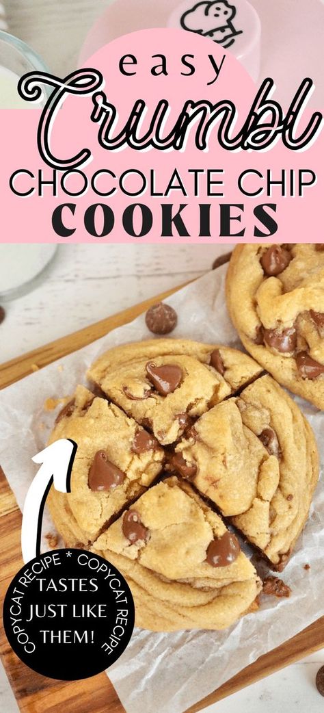 Crumbl Chocolate Chip Cookies, Soft Chocolate Chip Cookies Recipe, Soft Chewy Cookies, Crumble Cookie Recipe, Crumble Cookie, Crumbl Cookies, Soft Chocolate Chip Cookies, Chewy Cookies, Lost 100 Pounds