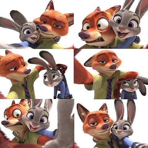 Nick Judy, Nick And Judy, Fox And Rabbit, Disney Zootopia, Cute Bunny Cartoon, Cartoon Character Pictures, Pinturas Disney, Bear Wallpaper, Zootopia