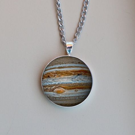 Planet Pictures, Jupiter Planet, Picture Pendant, Moon Pictures, Wolf Moon, Moon Jewelry, Planets, Moon, Pendant Necklace