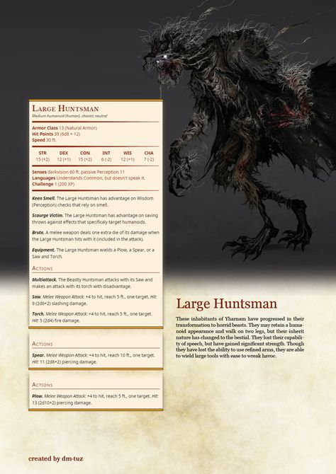 Bloodborne Concept Art, Monster Manual, Dnd Stats, Dnd Classes, Dungeons And Dragons 5e, Dnd Funny, Darkest Dungeon, Dungeons And Dragons Classes, D D Monsters