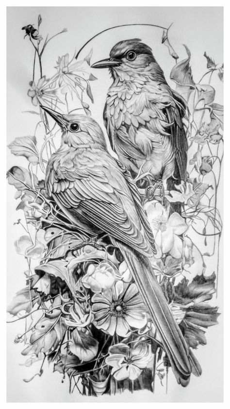 Flora And Fauna Drawings, Hatching Drawing, Flora And Fauna Art, Flora And Fauna Drawing, Boho Colours, Bird Pencil Drawing, 2025 Art, Hatch Drawing, Laser Pattern