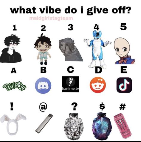 Which Vibe Do I Give Off Chart, Which Vibe Am I, Deez Nuts, When Im Bored, Bunny Hat, Facebook Memes, Meme Template, Im Bored, Fb Memes