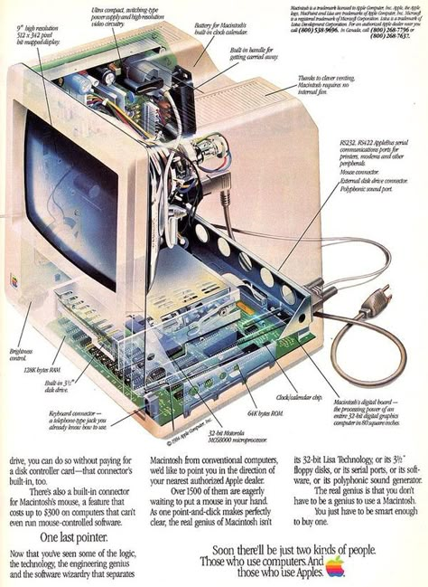 Macintosh Computer, Computer Apple, Old Computer, Apple Macintosh, Computer History, Old Technology, Apple Technology, Retro Gadgets, Mac Computer