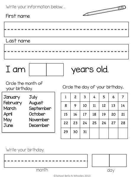 Birthday Worksheet, Ingles Kids, Kindergarten Prep, Homeschool Preschool Activities, Homeschool Worksheets, Kindergarten Readiness, Worksheet For Kids, Homeschool Learning, Kindergarten Lessons