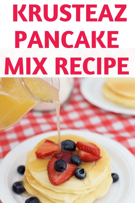 Diy Krusteaz Pancake Mix Recipes, Copycat Krusteaz Pancakes, Krusteaz Pancake Mix Recipes Ideas, Hungry Jack Pancake Mix Recipes, Gluten Free Pancake Mix Recipe, Krusteaz Pancake Mix Recipes, Fluffy Pancake Mix Recipe, Krusteaz Pancakes, Krusteaz Recipes