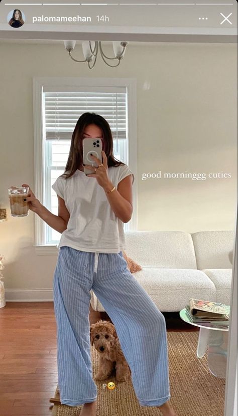 Comfy Pajamas Aesthetic, Abercrombie Style, Lounge Aesthetic, Pajamas Aesthetic, Comfy Pajamas, Cosy Outfit, Pajama Outfit, Cute Pjs, Pajamas Comfy