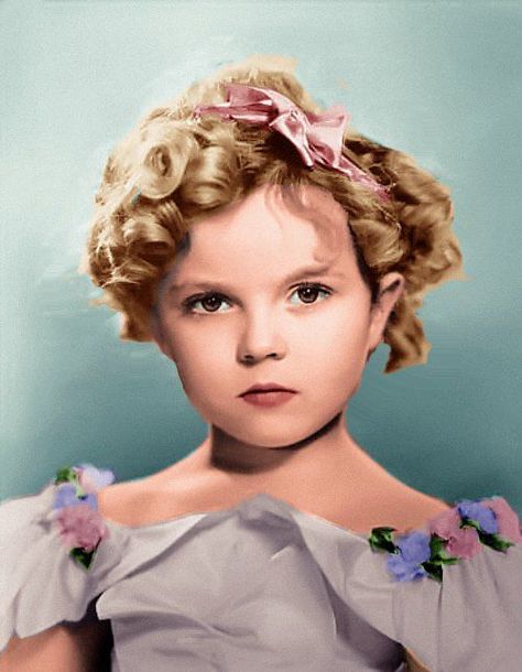 The Little Colonel colored portrait Annie Jr, Shirley Temple Black, Vintage Gallery, Goldie Hawn, Hollywood Icons, Child Actresses, Actrices Hollywood, Shirley Temple, Child Actors