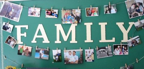 "This is a picture of our classroom family wall – a dedicated spot in the room that holds photographs of the children and their families (and pictures of my family and our ECE’s family too!). As the photos have been brought in we have taken time each day during our sharing circle for the children to introduce and talk about their families. We’ve learned about brothers and sisters, moms and dads, grandmas, papas, opas, and bubbis (and even a few family pets!)." The Curious Kindergarten ≈≈ Family Tree Ideas, Bulletin Board Tree, Classroom Tree, Preschool Family, School Display, Family Involvement, Reggio Classroom, Infant Classroom, Preschool Rooms