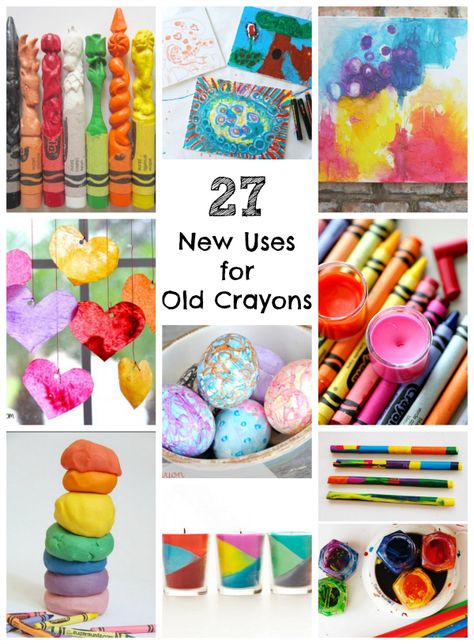 Doesn’t every household have a ton of broken old crayons lying around in their craft rooms, drawers, buckets, boxes? I’m always wondering what to do with those little guys. If you’ve been wondering too, then this post is for you!... Continue Reading → What To Do With Crayons Ideas, Recycle Crayons Ideas, Crafts To Do With Crayons, What To Do With Crayons, Crafts With Old Crayons, Upcycle Crayons, Crayon Ideas, Art And Crafts For Kids, Recycled Crayons