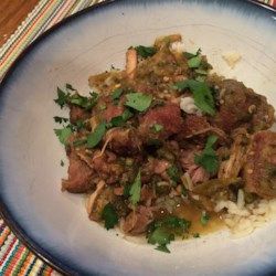 Pork Stew in Green Salsa (Guisado de Puerco con Tomatillos) - Allrecipes.com Green Chili Pork Stew, Italian Fish Stew, Best Stew Recipe, Salsa Video, Chili Pork, Mexican Meat, Irish Lamb Stew, Green Chili Pork, Black Bean Stew