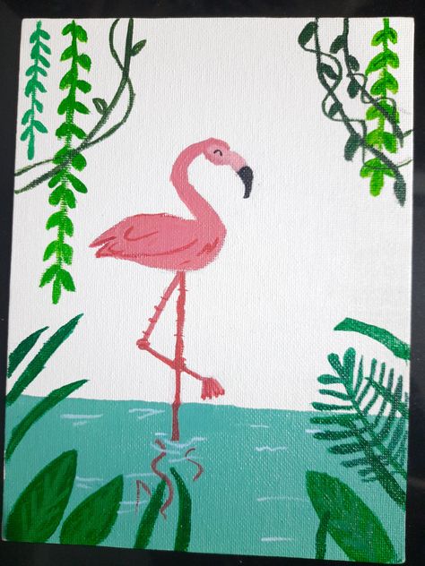 Flamingo Animal, Art Markers Drawing, Markers Drawing, Art Markers, Animal Drawing, Marker Drawing, Sketches Easy, Marker Art, Canvas Paintings