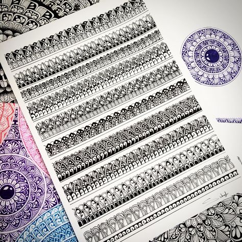 #mandala #zentangle #mandalatattoo #etsy #smallbusinessowner #zentangleart #aesthetic #diy #handmade #uniquegiftideas Mandala Filling Patterns, Mandala Fillers Patterns, Mandala Pattern Sheet, Mandela Ideas, Mandala Practice, Colour Mandala, Mandela Patterns, Drawing Mandalas, Doodle Mandala