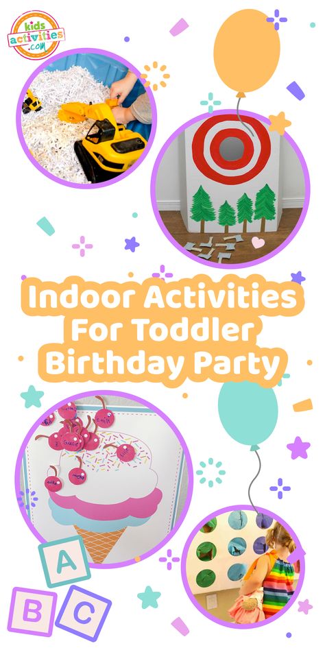 Two Sweet Party 2nd Birthday Activities, Birthday Stations Activities, Toddler Birthday Activities Indoor, Activities For Toddler Birthday Party, Indoor Toddler Birthday Party Activities, Kids Party Activities Indoor, Birthday Activities For Toddlers, Rainy Day Birthday Party Ideas, 2nd Birthday Party Activities