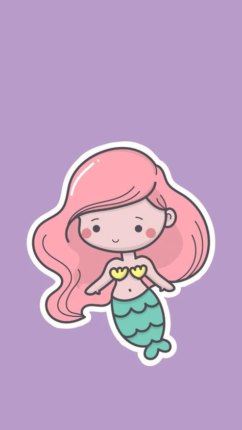 Mermaid Cartoon Art, Ariel Wallpaper, Mermaid Cartoon, Disney Cookies, Pink Wallpaper Girly, Disneyland Pictures, Princess Wallpaper, Phone Screen Wallpaper, Purple Wallpaper Iphone