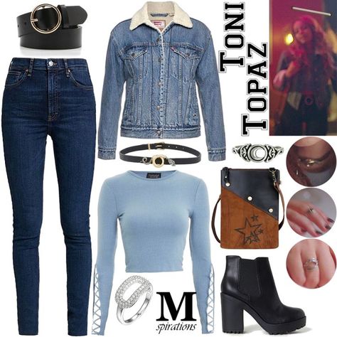 Toni Riverdale Outfits, Toni Topaz Inspired Outfits, Riverdale Inspired Outfits, Toni Topaz Outfits, Toni Riverdale, Riverdale Outfits, Southside Serpents, Toni Topaz, Riverdale Fashion