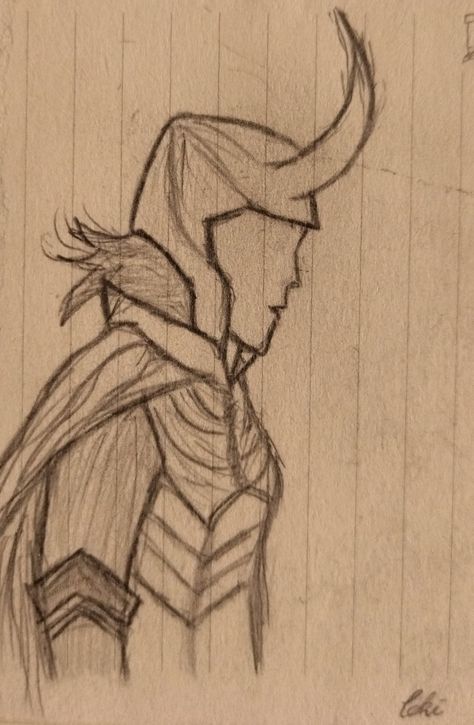 Marvel Easy Drawings, Marvel Drawings Easy, Loki Drawing, Loki God, Marvel Drawings, Loki Marvel, Drawing Easy, Loki, Easy Drawings