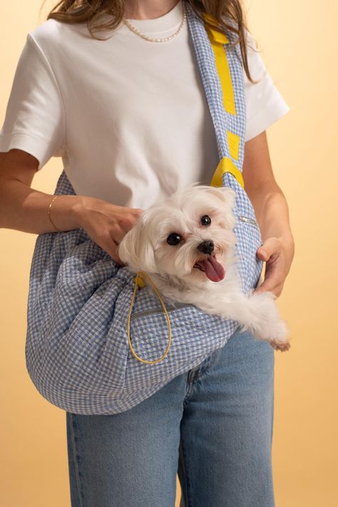 Keep your furry friend close and comfortable with Adjustable Pet Sling Carrier. Perfect for small dogs and cats, this versatile Dog Sling Carrier offers hands-free convenience while ensuring your pet's comfort and security. Crafted from super soft, high-quality cotton, it's gentle on your pet's skin and breathable for those longer outings. The adjustable strap allows for a customized fit, making this Travel Dog Bag ideal for a variety of body types. The one-size-fits-most design means you can ea Puppy Carrier Bag, Cat Sling, Dog Carrier Sling, Pet Sling, Dog Travel Bag, Dog Sling, Dog Carrier Bag, Travel Dog, Sling Carrier