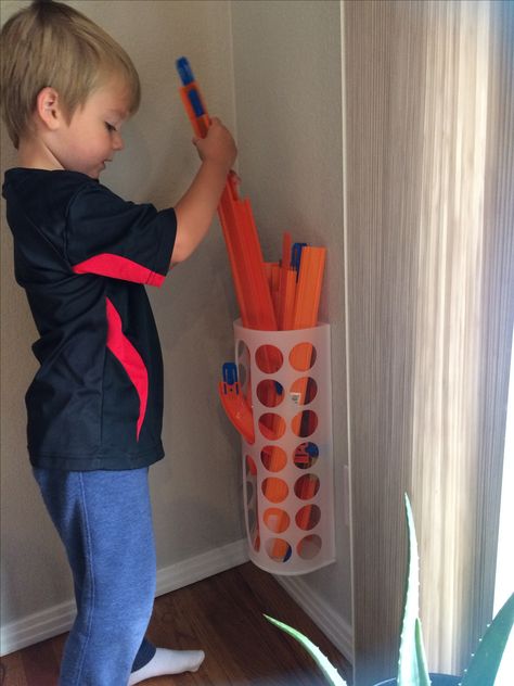 Organize Hot Wheels Tracks, Hot Wheel Wall Track, How To Organize Hot Wheel Tracks, Hot Wheel Organizer, Hot Wheels Playroom, Hot Wheel Tracks Storage, Hot Wheel Race Track Storage, How To Store Hot Wheels Tracks, Hot Wheels Bedroom Ideas Boys