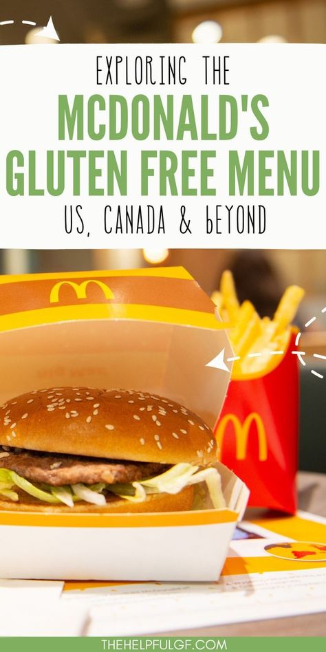 Gluten Free Travel Food, Gluten Free Fast Food, Food Gluten Free, Free Mcdonalds, Fruit Splash, Gluten Free Travel, Vanilla Smoothie, Gluten Free Buns, Gluten Free Restaurants