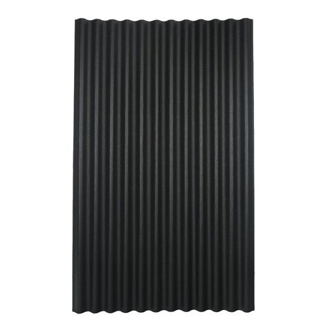 Shop Ondura  79-in x 48-in 0.125-Gauge Corrugated Roofing Panel at Lowe's Canada. Find our selection of roof panels at the lowest price guaranteed with price match + 10% off. Fences Alternative, Galvanized Metal Roof, Corrugated Metal Wall, Galvanized Roofing, Exterior House Siding, Corrugated Sheets, Corrugated Roofing, Asphalt Roof, Roofing Diy