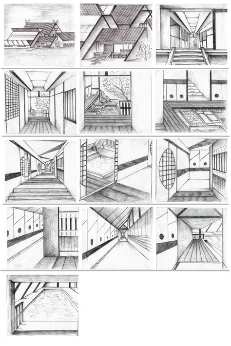 Ejemplo storyboard en arquitectura. Es un conjunto de ilustraciones de forma secuencias que se pueden utilizar como planificación gráfica de una estructura. Architectural Storyboard Ideas, Storyboard Drawing, Storyboard Ideas, Storyboard Illustration, Perspective Drawing Architecture, Interior Architecture Drawing, Perspective Drawing Lessons, Architecture Concept Diagram, Architecture Sketchbook