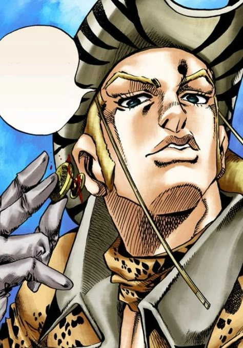 Mountain Tim Jojo, Mountain Tim, Jjba Manga, Jjba Art, Steel Ball Run, Manga Colored, Jojo Parts, Ball Run, Jojo Anime