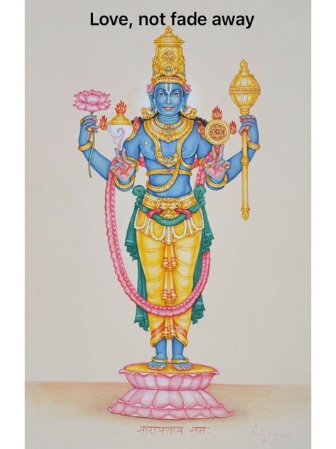 Vishnu Painting Indian Art, Divyakala Art, Vishnu Painting, Vishnu Lord, Kerala Mural Painting, Bhakti Yoga, Lord Rama, Divine Beauty, Pichwai Paintings