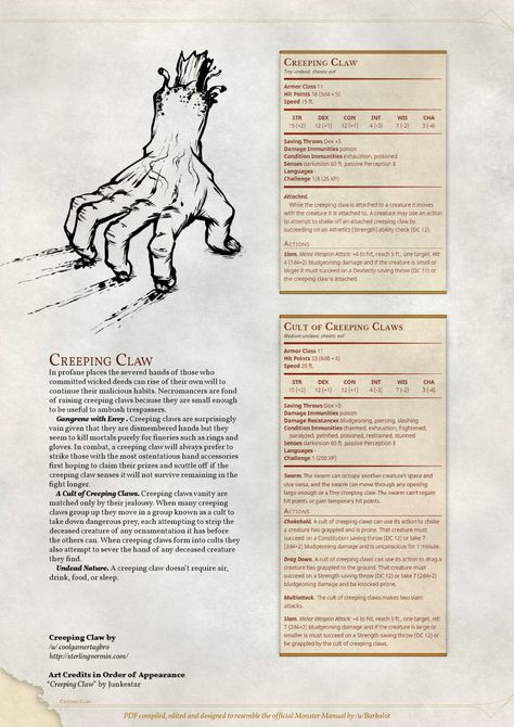 Dnd Tables, Dnd Notes, Undead Monster, 5e Monsters, Monster Manual, Gaming Ideas, Warhammer Fantasy Roleplay, Dungeons And Dragons 5e, Dungeons And Dragons Classes