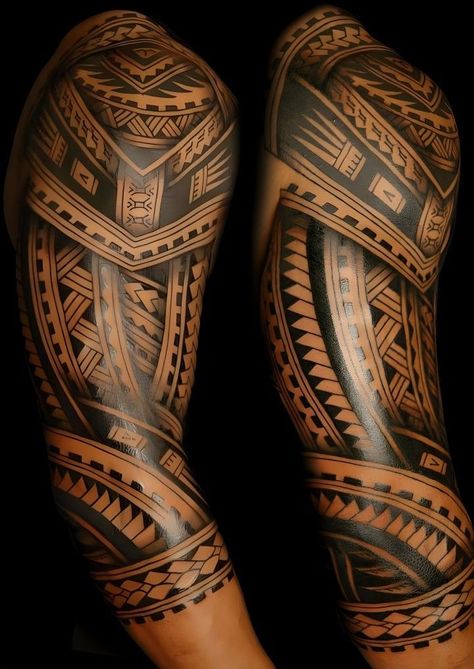 Polynesian Cover Up Tattoo, Hawaiian Arm Sleeve Tattoo, Polynesian Tattoo Half Sleeve, Igor Tattoo, Troy Tattoo, Cover Ups Tattoo, African Warrior Tattoos, Trible Tattoos, Tattoo Half Sleeve