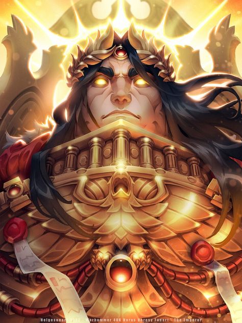 ArtStation - The Emperor of Mankind - Warhammer 40K Fanart Warhammer 40k Emperor, Warhammer 40k Horus Heresy, Johannes Helgeson, Emperor Of Mankind, Warhammer 40k Art, Warhammer Models, Horus Heresy, Warhammer Art, Warhammer 40k Artwork