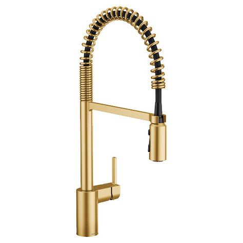 Moen Align, Smart Faucet, Touchless Kitchen Faucet, Gold Faucet, Pull Down Kitchen Faucet, Galley Kitchens, Pull Out Faucet, Clean Technology, Fast Cleaning