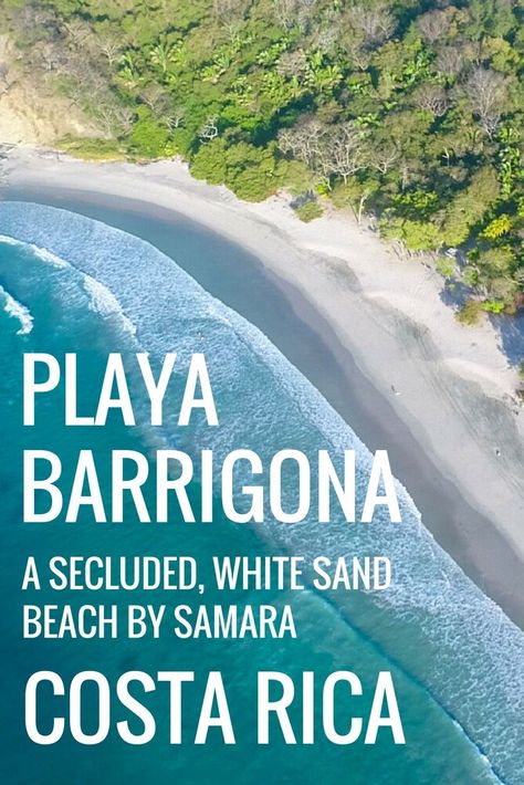 Visit Playa Barrigona, a secluded white sand beach by Samara, Costa Rica. There are barely any people at this beach and is one of the best under the radar beaches in Costa Rica. Requires a 4x4. Click through to read our guide: https://mytanfeet.com/costa-rica-beach-information/playa-barrigona-costa-rica/ Samara Costa Rica, Costa Ric, Fortuna Costa Rica, Tropical Places, Costa Rica Travel Guide, Costa Rica Beaches, South America Destinations, Amazing Beaches, Visit Costa Rica