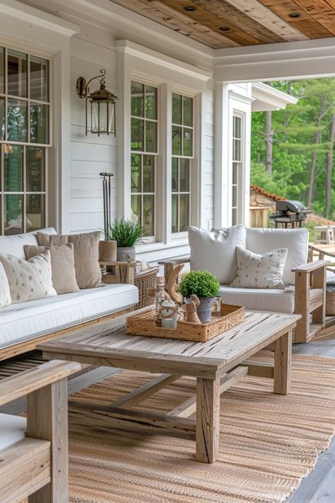 Farmhouse Style Outdoor Room Country Backyard Ideas Farmhouse Style, Farmhouse Backyard Ideas, Outdoor Sitting Area Ideas, Backyard Porch Ideas, Outdoor Living Room Ideas, Country Backyards, Farmhouse Backyard, Outdoor Sitting Area, Outdoor Living Rooms