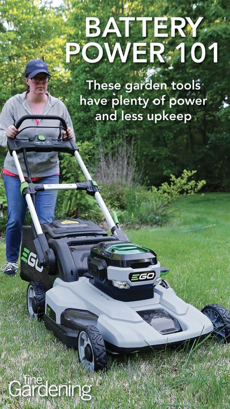 Powerful Garden Tools With Less Upkeep Riding Mowers, Pole Saw, Fine Gardening, Gas Cans, Garden Maintenance, Garden Equipment, Cordless Power Tools, Peace And Serenity, Outdoor Tools