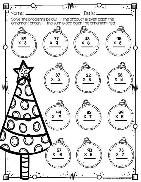 Fun Christmas Multiplication Worksheets Third Grade Multiplication Worksheets, Christmas Division, Christmas Multiplication Worksheets, Free Printable Christmas Worksheets, Christmas Multiplication, Holiday Math Worksheets, Math Multiplication Worksheets, Third Grade Math Worksheets, Christmas Math Worksheets