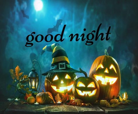 Good Night Halloween, Halloween Good Night, Good Night Snoopy, Halloween Facebook Cover, Good Night Pictures, Good Night Dear, Lovely Good Night, Holiday Gif, Halloween Crafts Preschool