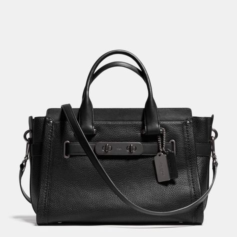 COACH Coach Swagger Carryall In Nubuck Pebble Leather Cheap Coach Bags, Coach Swagger, Coach Swagger Bag, Coach Purses, Bago, Louis Vuitton Handbags, Coach Handbags, Handbag Accessories, Need This