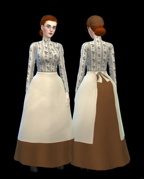 Servant Clothes, Sea Palette, Sims 4 Decades Challenge, Victorian Men, Sims 4 Studio, Sims Building, Custom Icons, Sims Mods, Sims 4 Cc