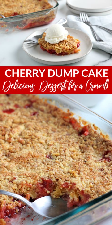 Cherry dump cake is the ultimate dump cake recipe. This cherry pineapple dump cake is one you have to make this summer it is so easy! #passion4savings #cake #boxcake #cherry #pineapple #dumpcake #dessert Easy Cherry Dump Cake, Pineapple Dump Cake Recipe, Cherry Pineapple Dump Cake, Cherry Dump Cake Recipe, Pineapple Dump Cake, Cheap Desserts, Best Cake Mix, Cherry Dump Cake, Dump Cake Recipe