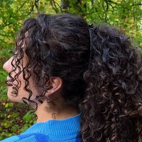 Sophie Marie on Instagram: "Looking for a thicker, longer ponytail? Be sure to save this video✅ @sophiemariecurly Upgrade your ponytail with this quick & easy curly hairstyle ⏰✨Banana clip is from @clairesstores & amazon 🏷️ tag your curlfriends who need quick and easy curly hairstyle inspo 🥰 🍁 #curlyhairgoals #hairtutorial #hairstyle #curlyhairstyle" Curly Hair Banana Clip Hairstyles, Banana Clip Curly Hair, Curly Hair High Ponytail, Banana Clip Hairstyles, Curly Hair Ponytail, Banana For Hair, Oc Inspiration, Hairstyle Inspo, Curly Ponytail