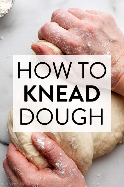 How to Knead Dough (Video) Honey Oat Bread, Sallys Baking, Chewy Bread, Sandwich Bread Recipes, Yeast Bread Recipes, Kneading Dough, Sally's Baking, Homemade Bagels, No Knead Bread