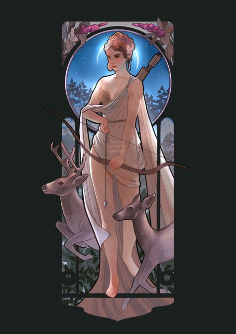 Hannah Alexander Artwork on X: "Artemis https://t.co/HiOUioCBBd" / X Artemis Goddess Art, Hannah Alexander Artwork, Artemis Art, Abc Illustration, Artemis Greek Goddess, Hannah Alexander, Greek Goddess Art, Artemis Goddess, Deer Drawing