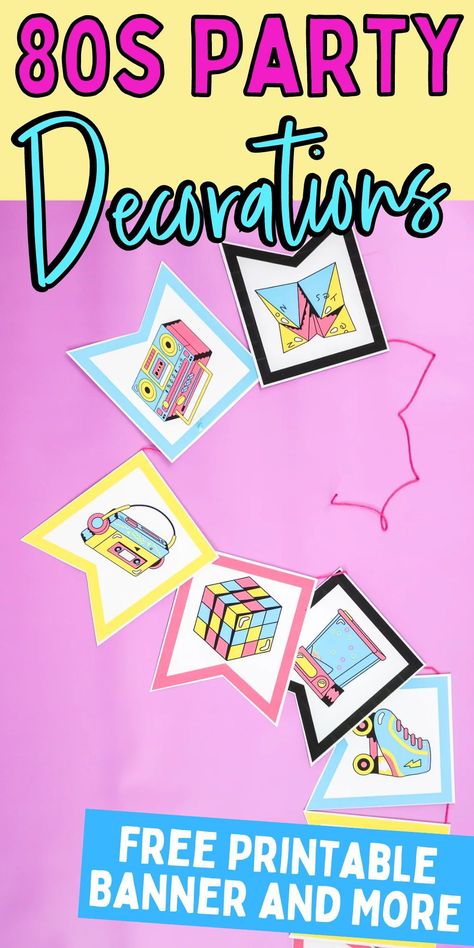 80s Diy Decor, Diy 80s Decor, 80s Themed Classroom Door, 80s Party Decorations Diy Photo Booths, 80s Crafts For Kids, 80s Party Decorations Diy, 80s Party Decor, 80's Party Ideas, 80s Themed Photo Booth