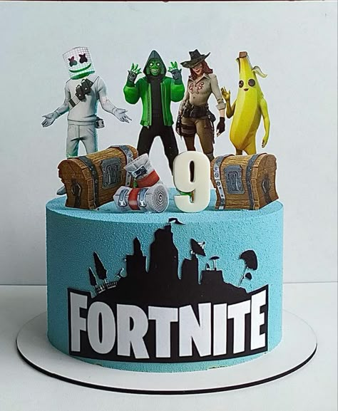 Game Cake Ideas, Video Game Ideas, Video Game Cake, Game Cake, Cake Designs For Boy, 9th Birthday Cake, Video Game Cakes, Diy Cake Topper Birthday, 8th Birthday Cake