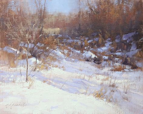 Barbara Jaenicke - Portfolio of Works Winter Pastels, Oil Painting Tips, Winter Landscapes, Winter Landscape Painting, Large Scale Art, Painting Snow, Winter Painting, Plein Air Paintings, Small Paintings