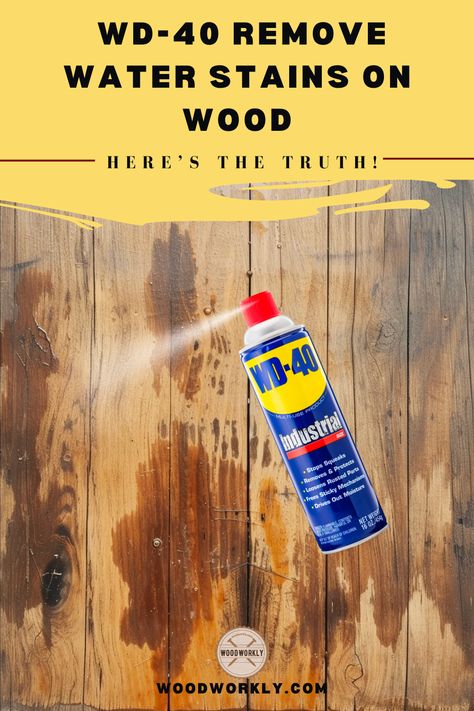 Discover the ultimate solution to those pesky water stains on your beloved wooden furniture with our comprehensive guide, 'Does WD-40 Remove Water Stains on Wood?' Unveil the mystery behind this household product's effectiveness in banishing unsightly marks and restoring the natural beauty of wood surfaces. #WoodworkingTips #HomeImprovementDIY #WD-40on wood How To Get Water Stains Out Of Wood, Water Stains Out Of Wood, How To Get Rid Of Water Marks On Wood, Water Damaged Wood Floor, Remove Water Stains From Wood, Water Stain On Wood, Diy Dresser Drawers, Remove Water Spots, Remove Water Stains