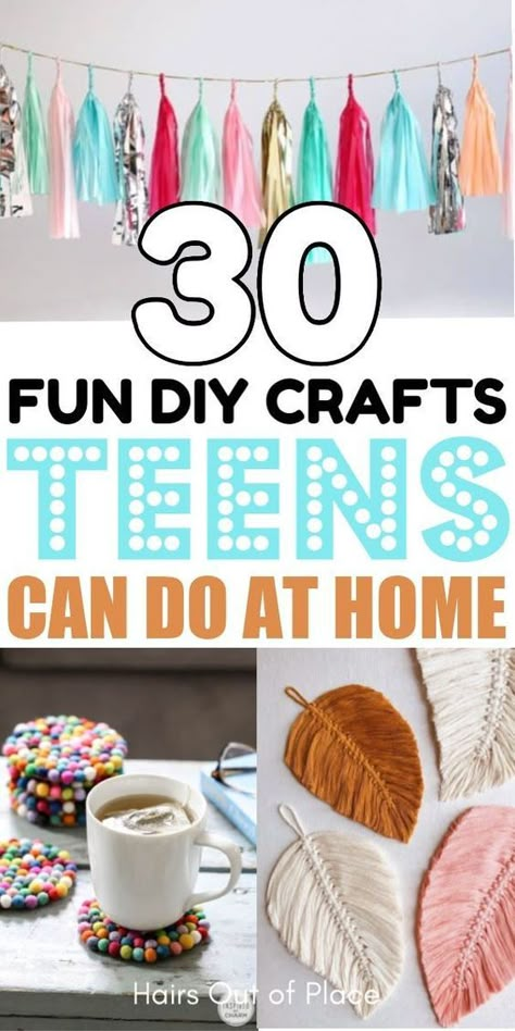 Diy Middle School Crafts, Crafts For 12 Year Girl, Diy Room Decor For Girls Teenagers Easy, Crafts For Girls Age 10 Diy, Diy Gifts For Teenage Girl, Sleepover Crafts For Girls Diy, Diy Easy Room Decor Simple Craft Ideas, Teenager Craft Ideas, Crafts For 8 Yr Girl