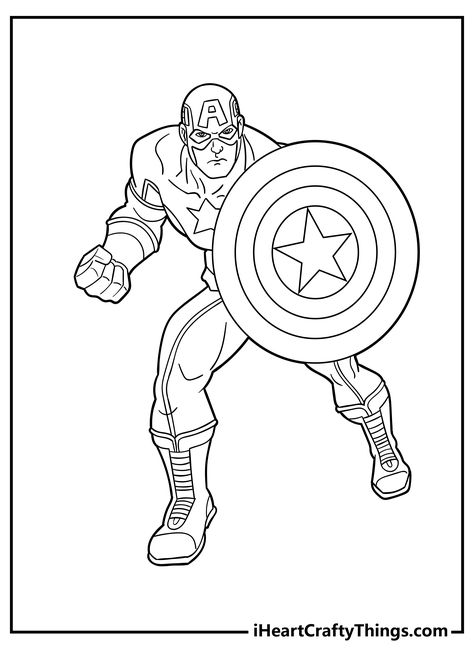 Avengers Coloring Pages Captain America Coloring, Spidey Party, Halloween Coloring Pages Printable, Baby Marvel, Avengers Coloring Pages, Avengers Coloring, Kids Colouring, Watch Kids, Face Angles