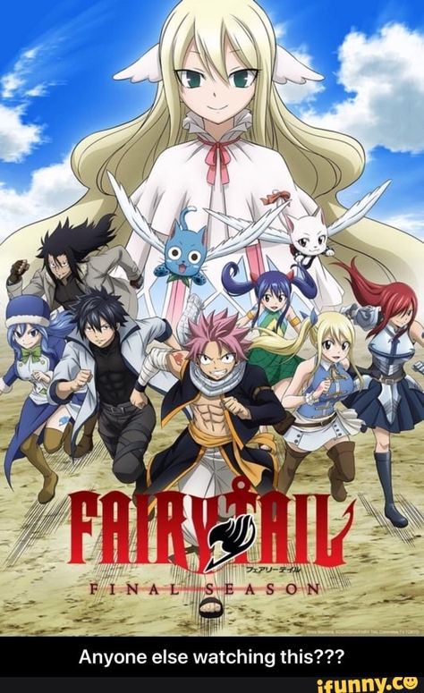 Fairy Tail Poster, Anime Dubbed, Fairy Heart, Poster Anime, Anime Poster, Fairy Girl, Anime Fairy, Fairy Tail Anime, Crafts With Pictures