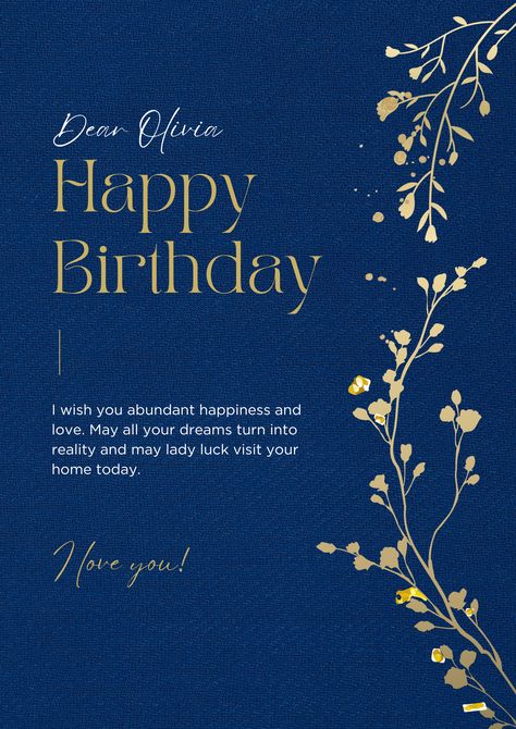 Celebrate in elegance! Use our Blue Elegant Floral Birthday Greeting Poster design to send your heartfelt wishes. Make someone's birthday truly special with this beautiful design! Greeting Poster, Birthday Wish, Floral Birthday, Birthday Template, Birthday Greeting, Elegant Floral, Poster Template, Birthday Greetings, Birthday Wishes